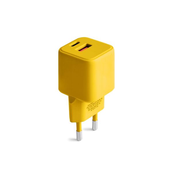 COLORUM wall charger USB-A + USB-C PD 30W CLS30-AC-05 xYellow 5907457718593