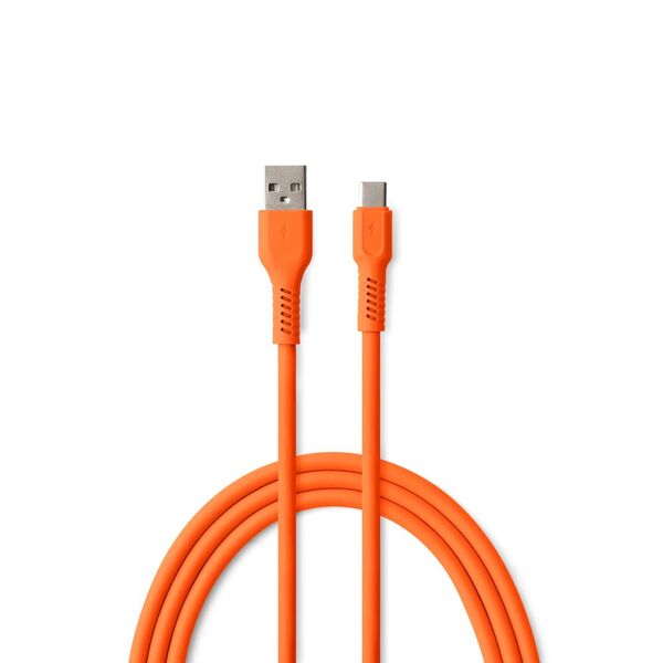 COLORUM cable USB-A - USB-C 1,8m 3A CK60-AC-10 xOrange 5907457718562