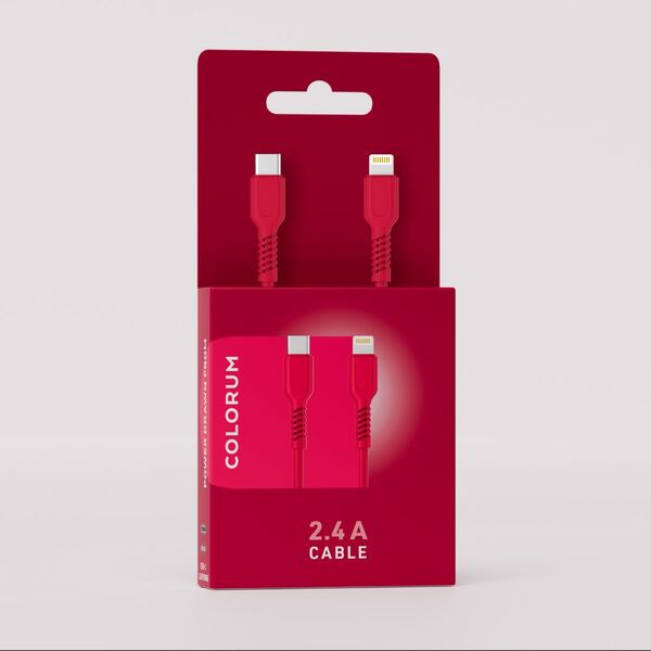 COLORUM cable USB-A - USB-C 1,8m 3A CK60-AC-05 xYellow 5907457718548