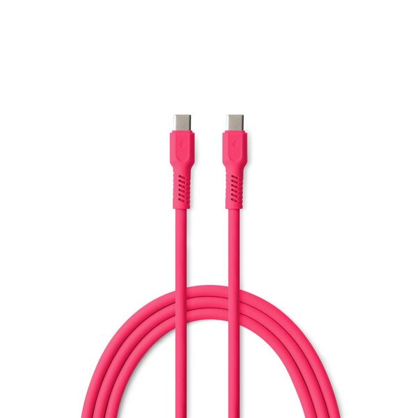 COLORUM cable USB-C - USB-C 1,8m 3A CK60-CC-02 xMagenta 5907457729803