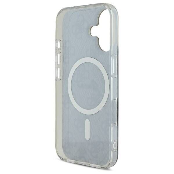 Original Case IPHONE 16 PLUS Guess Hardcase IML 4G MagSafe (GUHMP16MH4STK) black 3666339341978