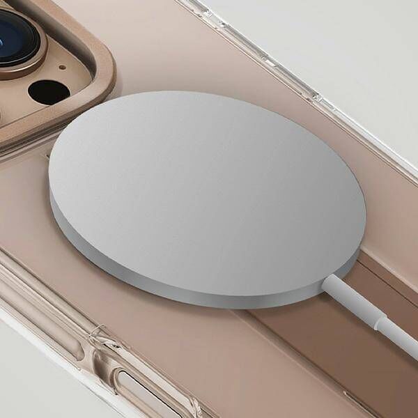 Case IPHONE 16 PRO MAX UNIQ Heldro Max Magclick Charging Taupe gold 8886463689998