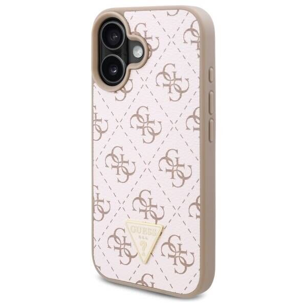 Original Case IPHONE 16 PLUS Guess Hardcase New 4G Triangle (GUHCP16MPG4GPH) white 3666339340230