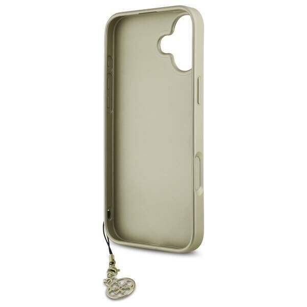 Original Case IPHONE 16 Guess Hardcase 4G Charms Collection (GUHCP16SGF4GBR) brown 3666339345921