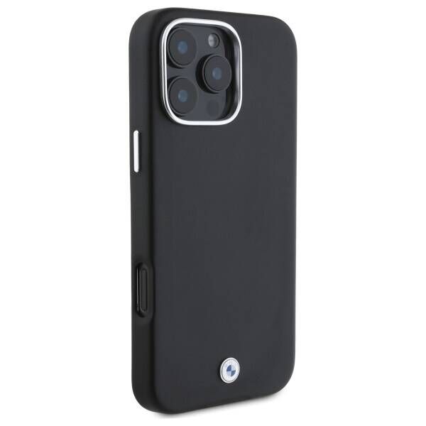Original Case IPHONE 16 PRO BMW Hardcase Signature Full Wrapped Metal MagSafe (BMHMP16L23PUFWK) black 3666339323660