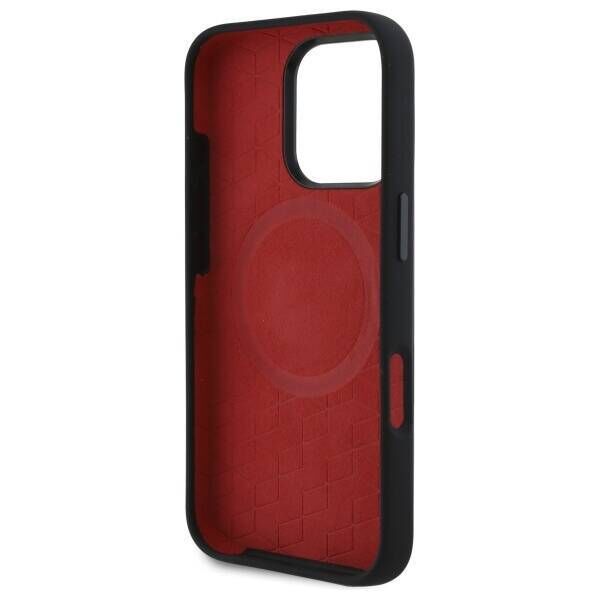Original Case IPHONE 16 PRO MAX BMW Hardcase Silicone Random Lines MagSafe (BMHMP16X23SSPK) black 3666339324919