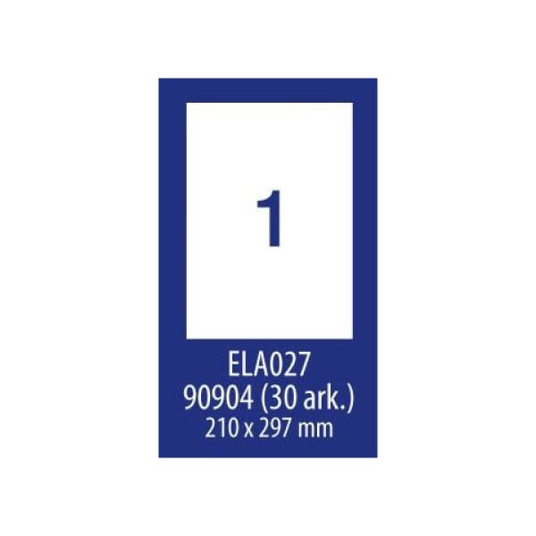 Avery Zweckform ETYK.ZF ECONOMY 210X297MM 027 100ARK ETYKIETA E100 ELA027 - ELA027