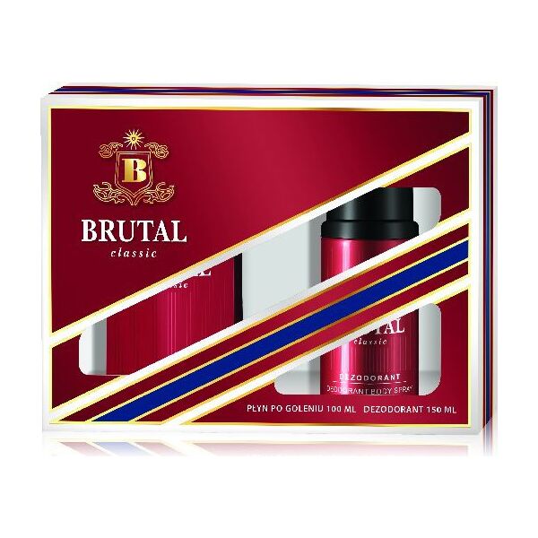 La Rive Brutal Classic Zestaw prezentowy (Płyn po goleniu 100ml + Dezodorant spray 150ml) - 581885