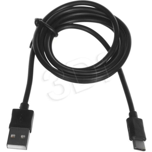 Kabel USB iBOX USB-A - USB-C 1 m Czarny (IKUMTC)
