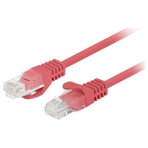 Lanberg PATCHCORD KAT.5E UTP 3M CZERWONY FLUKE PASSED LANBERG 10-PACK