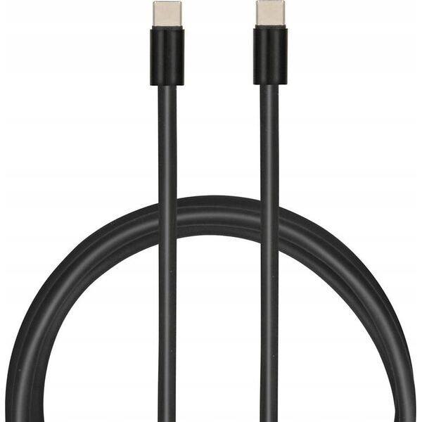 Kabel USB iBOX USB-C - USB-C 1 m Czarny (IKUTCS1B)
