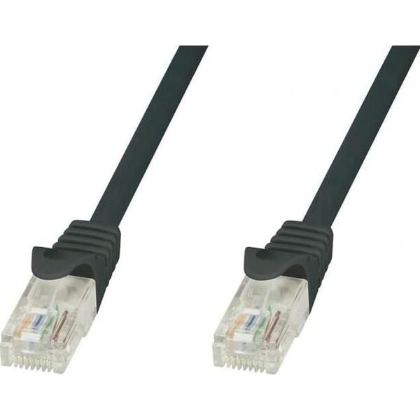 Techly TechlyPro Kabel sieciowy patch cord RJ45 Cat5e UTP CCA 1m czarny