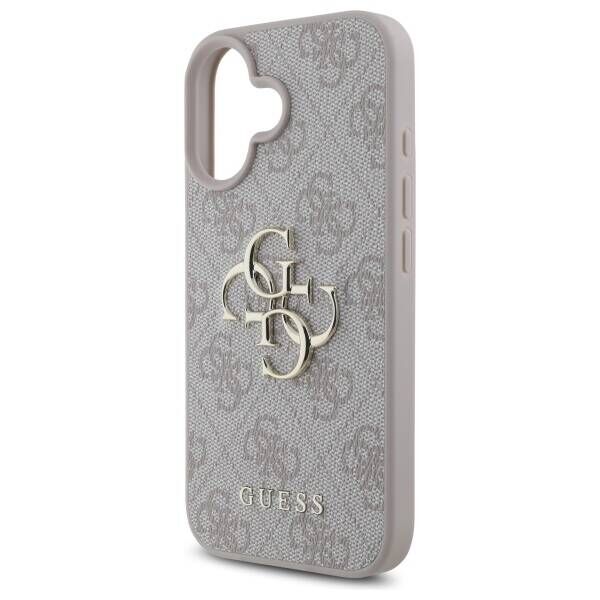 Guess case for iPhone 16 Plus 6,7&quot; GUHCP16M4GMGPI 4G Big Logo pink 3666339327651
