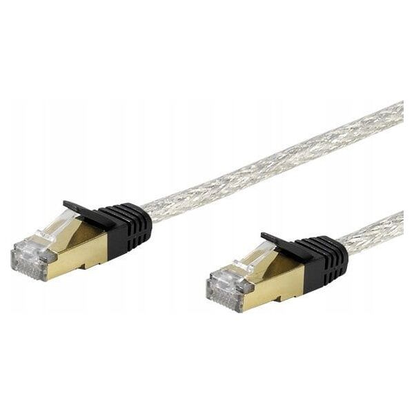 Vivanco Vivanco CAT 6e network lead, 2.0 m, transparent kabel sieciowy Biały 2 m