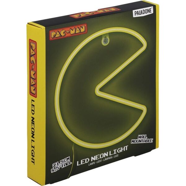 Paladone Paladone Pac Man Lampka neonowa LED ścienna (Wall Mountable LED Neon Light)