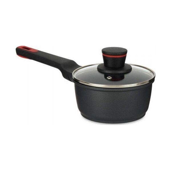 Kinvara Garnek z Pokrywką Molten Czarny Aluminium ( 16 cm)