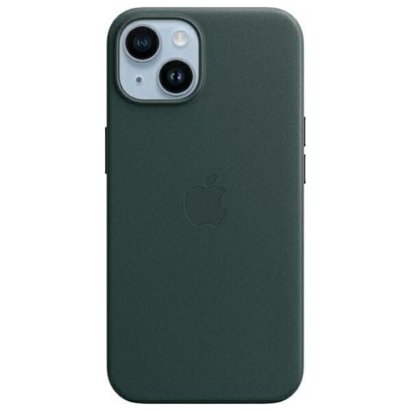 Apple Etui Apple MPP53FE/A iPhone 14 6.1"       MagSafe zielony/forest green Leather Case
