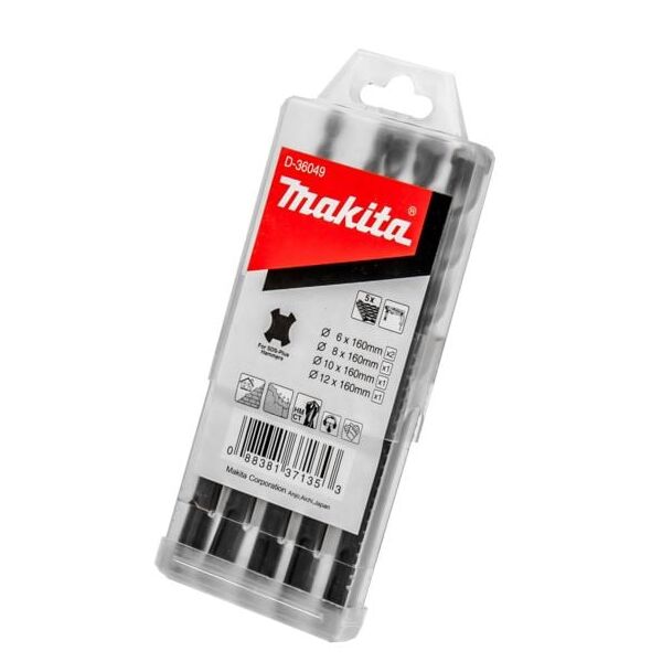 Wiertło Makita SDS+ 10 12 6 8mm zestaw (D-36049 )