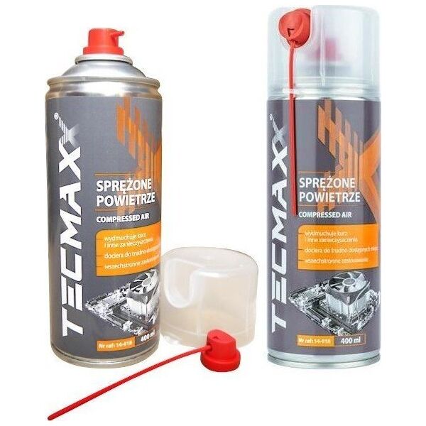 TECMAXX Sprężone Powietrze 400ml + słomka