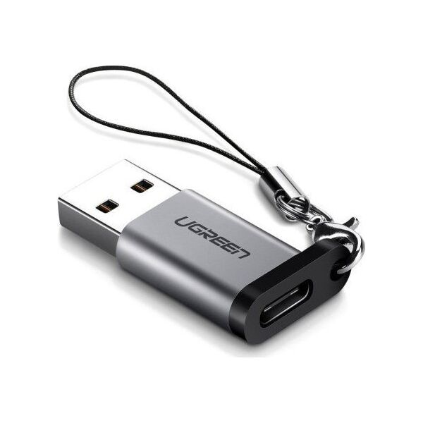 Adapter USB Ugreen Adapter USB 3.0 do USB-C 3.1 PD UGREEN (szary)