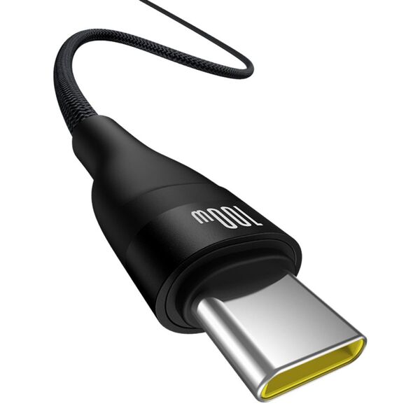 Baseus Flash 2 Charging Cable USB to USB-C 100W 1m Cluster Black 6932172657512