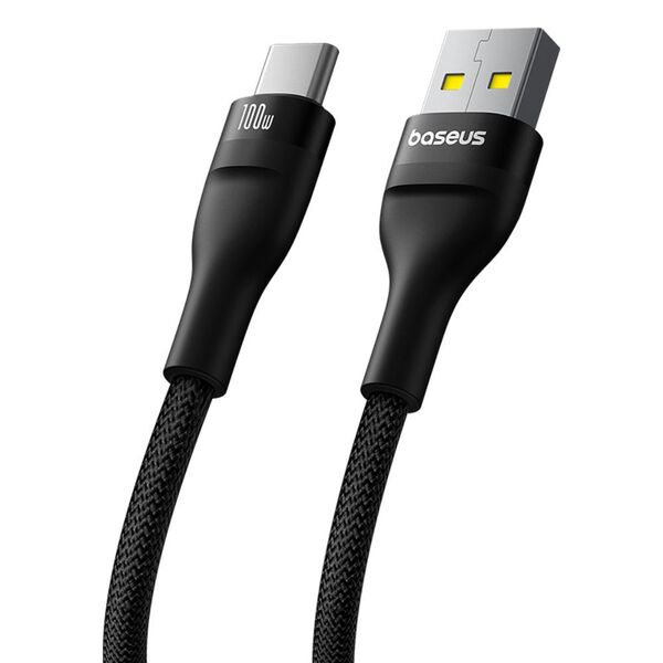 Baseus Flash 2 Charging Cable USB to USB-C 100W 1m Cluster Black 6932172657512
