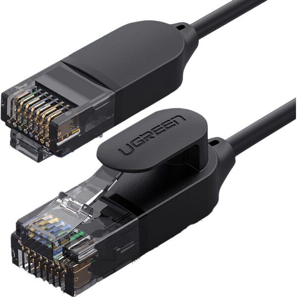 Ugreen Ugreen Kabel Przewód Internetowy Sieciowy Ethernet Patchcord Rj45 Cat 6A Utp 1000Mbps 10 M Czarny (70656)