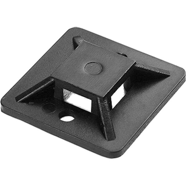 Orno Uchwyt Orno OR-AE-13203/50 opaski kablowej samoprzylepny 30x30 mm czarny 50 sztuk