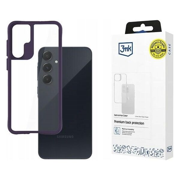 3MK Samsung Galaxy A55 5G - 3mk Satin Armor Case+ Purple