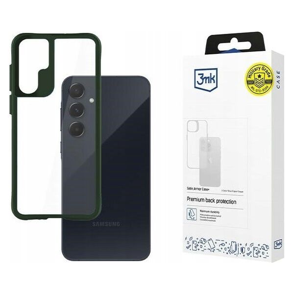 3MK Samsung Galaxy A55 5G - 3mk Satin Armor Case+ Green