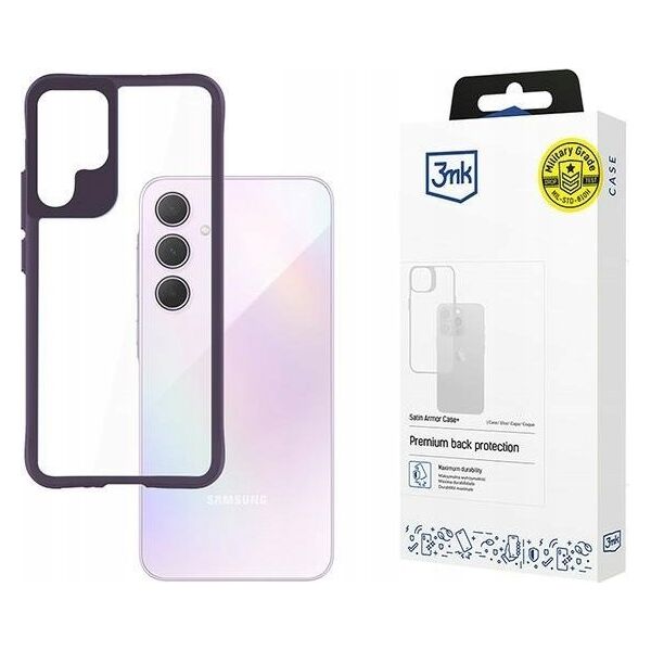 3MK Samsung Galaxy A35 5G - 3mk Satin Armor Case+ Purple