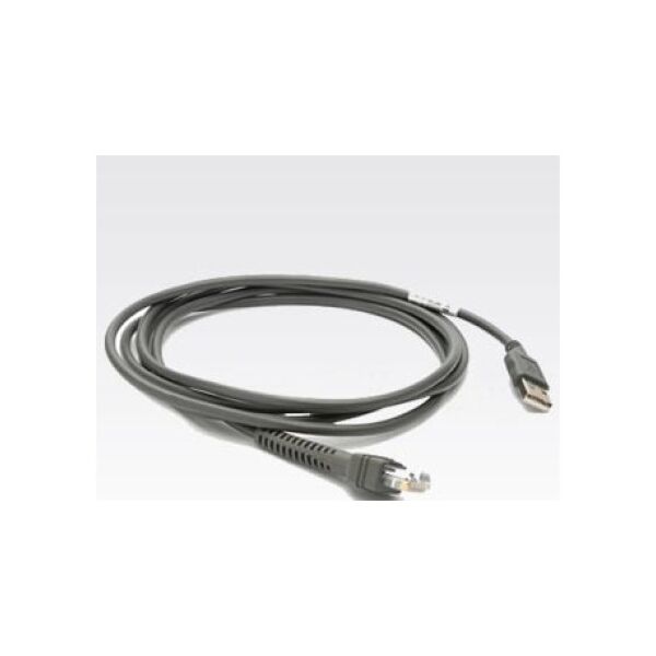 Kabel USB Motorola USB-A - USB-B 2.1 m Szary (CBAU01S07ZAR)