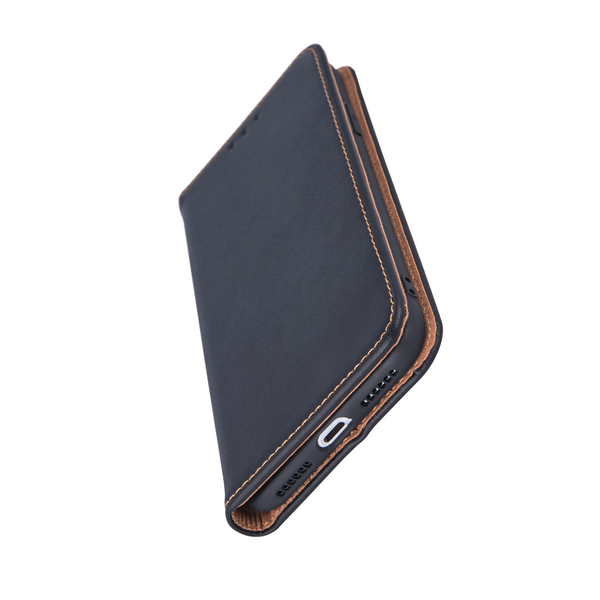 Genuine Leather Smart Pro for Samsung Galaxy S24 FE black 5906961933812