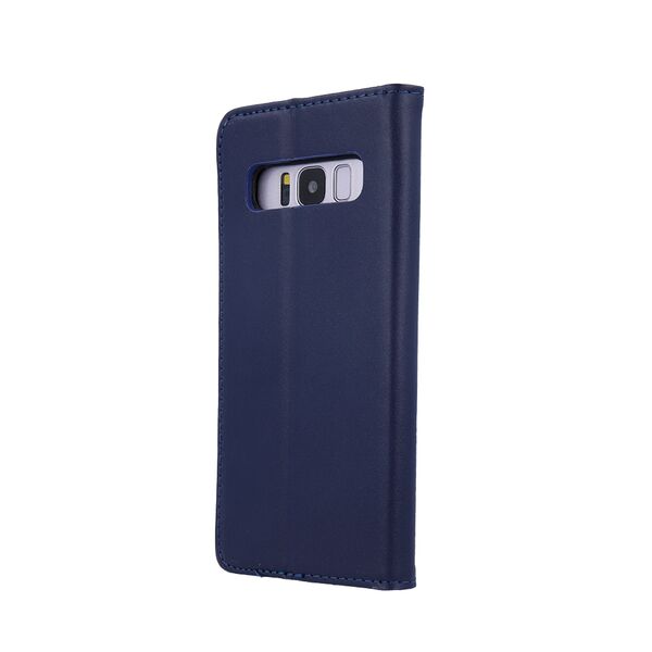 Genuine Leather Smart Pro for Samsung Galaxy S24 FE navy blue 5906961933867