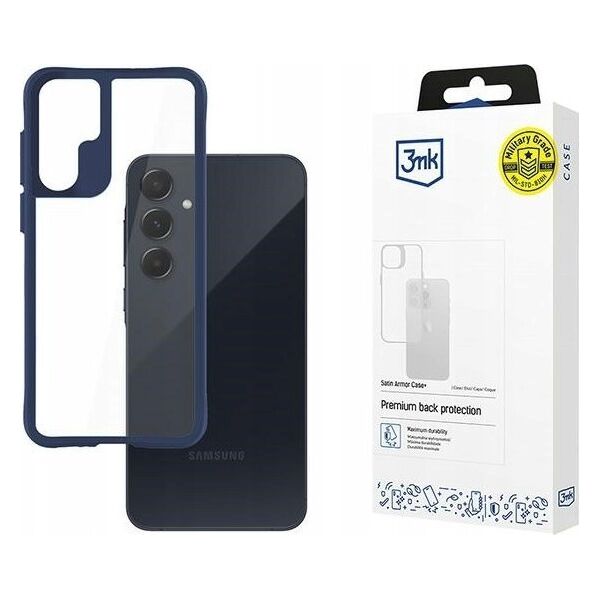 3MK Samsung Galaxy A55 5G - 3mk Satin Armor Case+ Blue