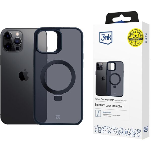 3MK 3MK Smoke Case iPhone 12 Pro Max Magsafe & Stand
