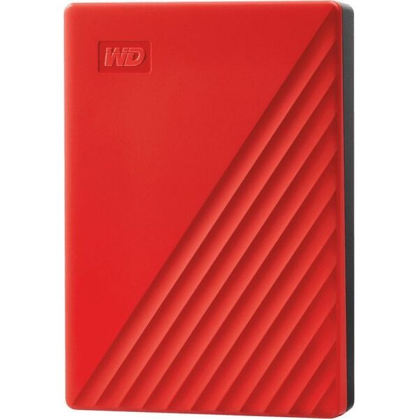 Dysk zewnętrzny HDD WD My Passport 4TB Czerwony (WDBPKJ0040BRD-WESN)