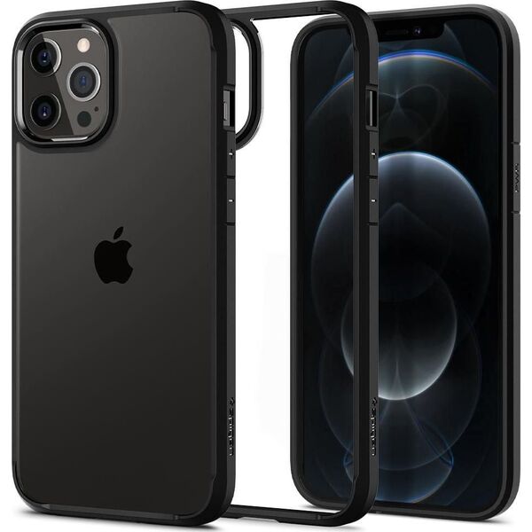 Spigen SPIGEN ULTRA HYBRID IPHONE 12/12 PRO MATTE BLACK