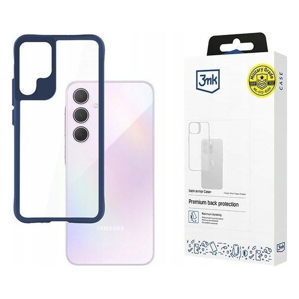 3MK Samsung Galaxy A35 5G - 3mk Satin Armor Case+ Blue