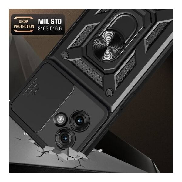 Case MOTORLA MOTO G55 5G Tech-Protect Camshield Pro black 5906302370214