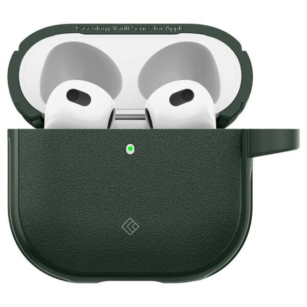 Case APPLE AIRPODS 4 Caselogy Vault Midnight green 810083836249