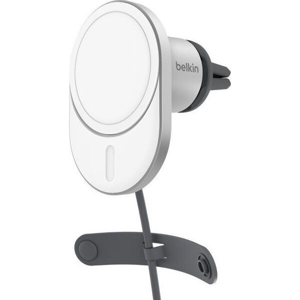 Belkin Belkin BoostCharge Pro Smartfon Srebrny, Biały USB Bezprzewodowe ładowanie Szybkie ładowanie Automatyczna