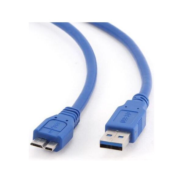 Kabel USB Gembird USB-A - micro-B 0.5 m Niebieski (CCP-MUSB3-AMBM-0.5M)