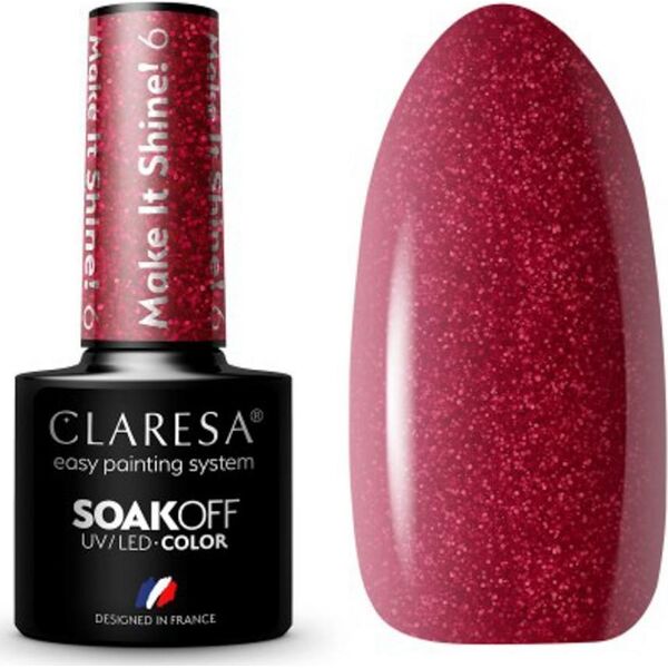 Claresa CLARESA Lakier hybrydowy Make It Shine! 6 -5g