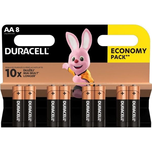Duracell Zestaw baterii AA Duracell (x 8)