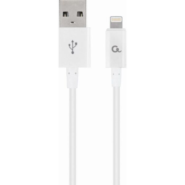 Kabel USB Gembird USB-A - Lightning 2 m Biały (CC-USB2P-AMLM-2M-W)