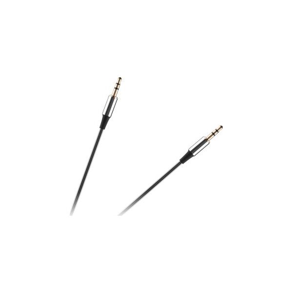 Kabel Rebel Jack 3.5mm - Jack 3.5mm 1m czarny (RB-6008-100-B)