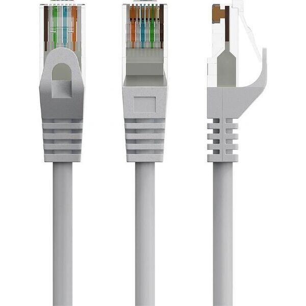 Gembird GEMBIRD Patchcord κατ.6 UTP 0,25m καθαρός χαλκός, γκρι 14152704 8716309131278