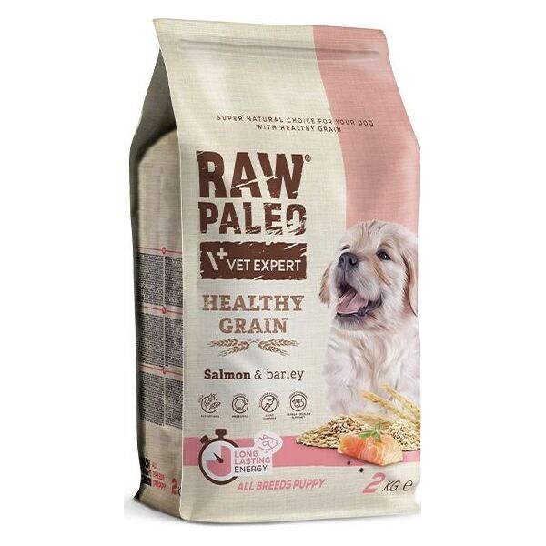 VetExpert VetExpert Raw Paleo Healthy Grain Salmon&Barley Puppy - Karma sucha dla psów - 2kg