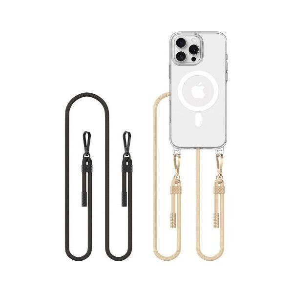 Tech-Protect TECH-PROTECT FLEXAIR CHAIN MAGSAFE IPHONE 16 PRO MAX BLACK & TAUPE